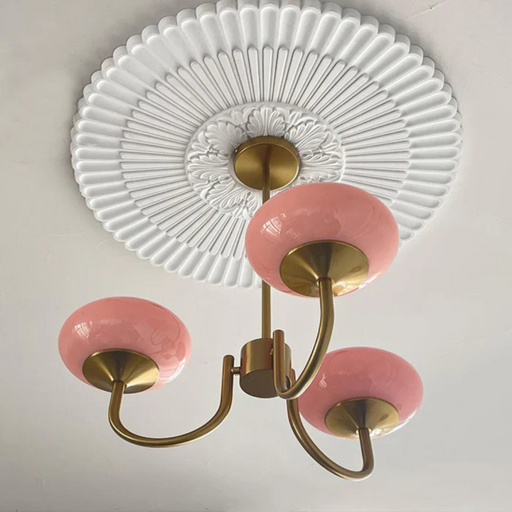 Lámpara Aris, candelabro moderno. Colgante de metal para decoración de hogar, incluye LED.