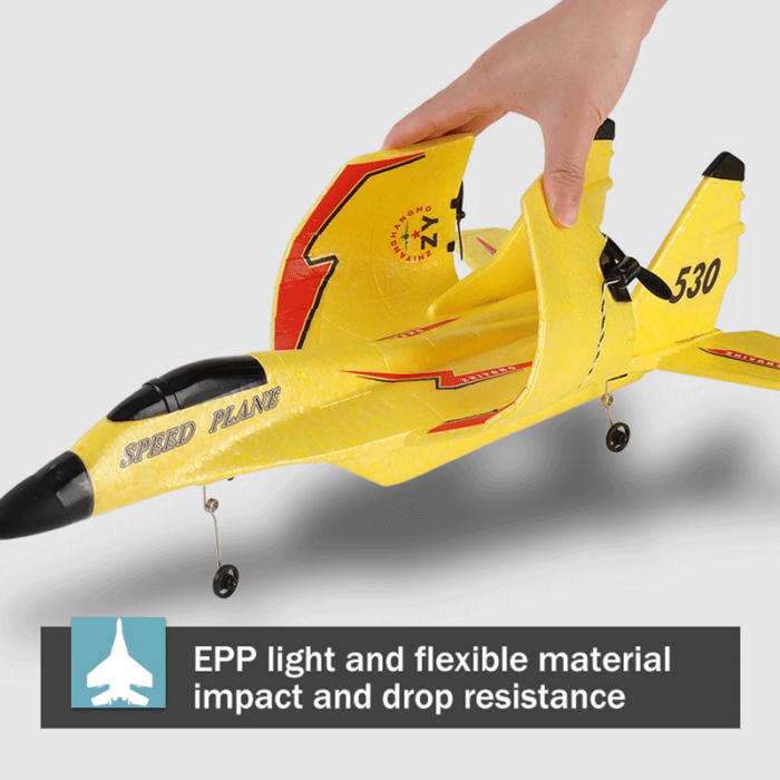 Avión RC SU35 para adultos. Juguete de control remoto 2.4G con luces LED para modelismo y entretenimiento.