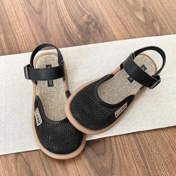 Sandalias casuales de mujer con punta cerrada, ajustables y transpirables para máxima comodidad en verano.