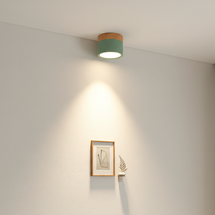 Luz LED empotrada para techo, diseño minimalista elegante. Ideal para ambientes modernos.