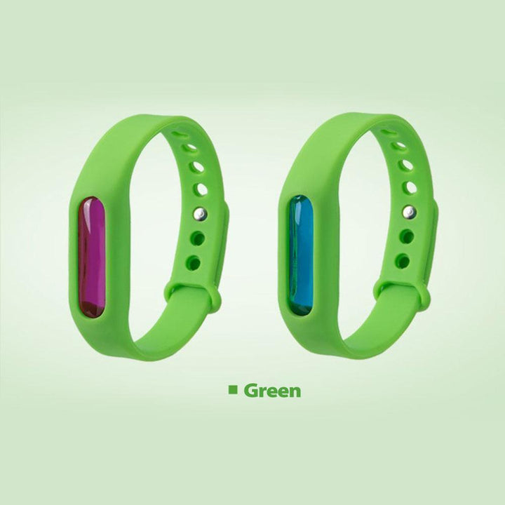 Pulsera natural de citronela anti-mosquitos. Protección efectiva y segura para toda la familia.