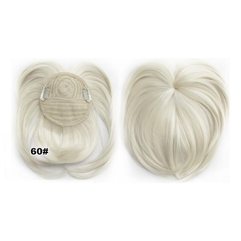 Topper de cabello 100% natural, imita tu propio cabello. Solución discreta para volumen y densidad.