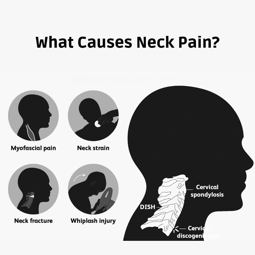 Herramienta de bienestar cervical. Tracción para aliviar dolor de cuello y corregir la postura.