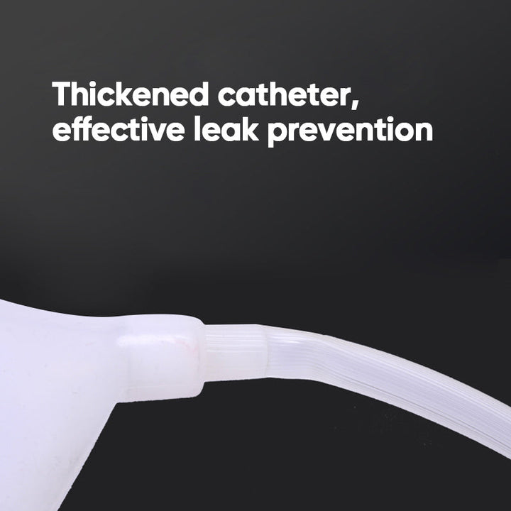 Orinal portátil para incontinencia masculina y femenina, esencial para viajes largos y camping.