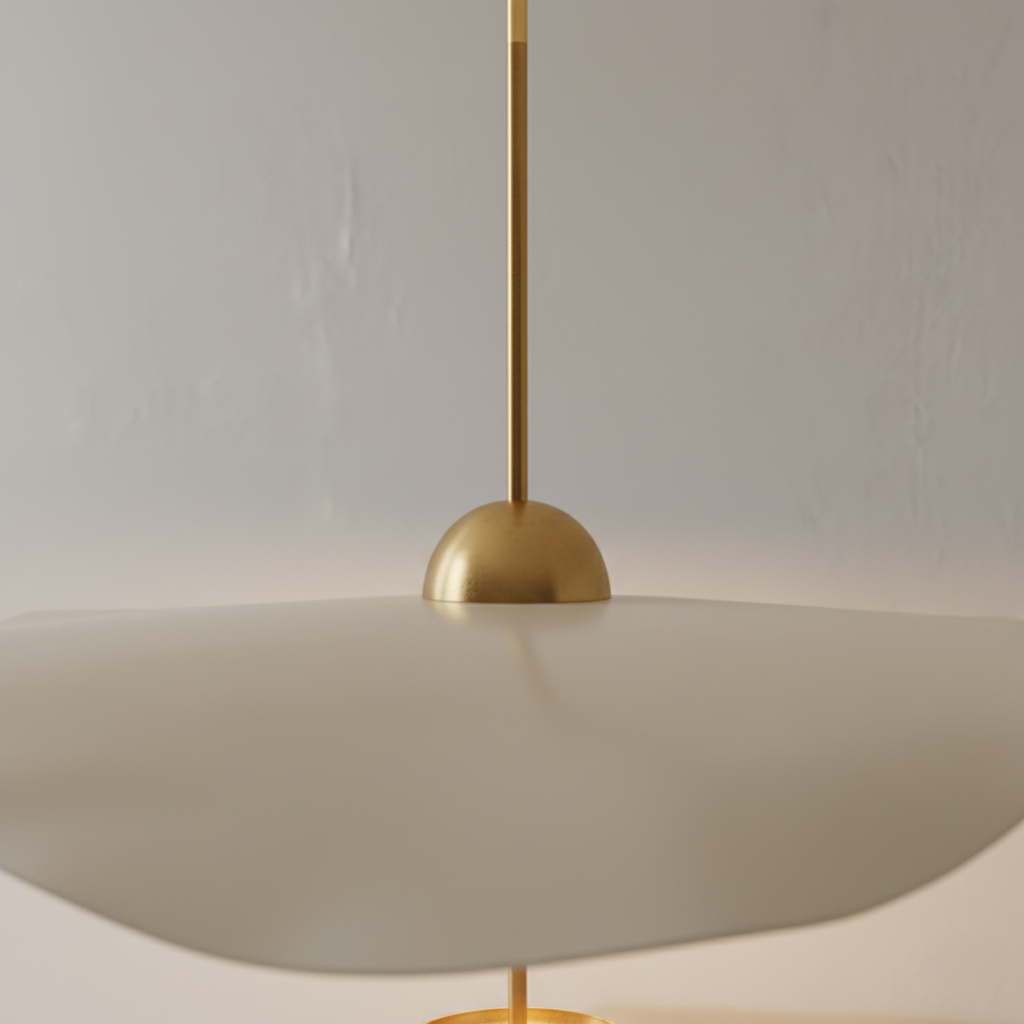 Diseño natural y luz LED, lámpara colgante Lotus que realza la decoración de cualquier habitación.