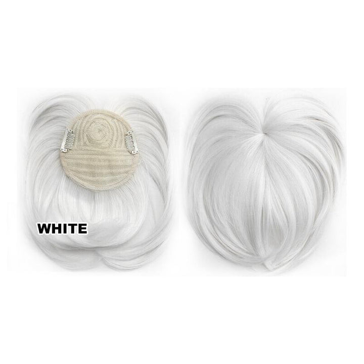 Postizo de cabello versátil para mujer. Topper de volumen para cabello fino, un cambio de belleza instantáneo.