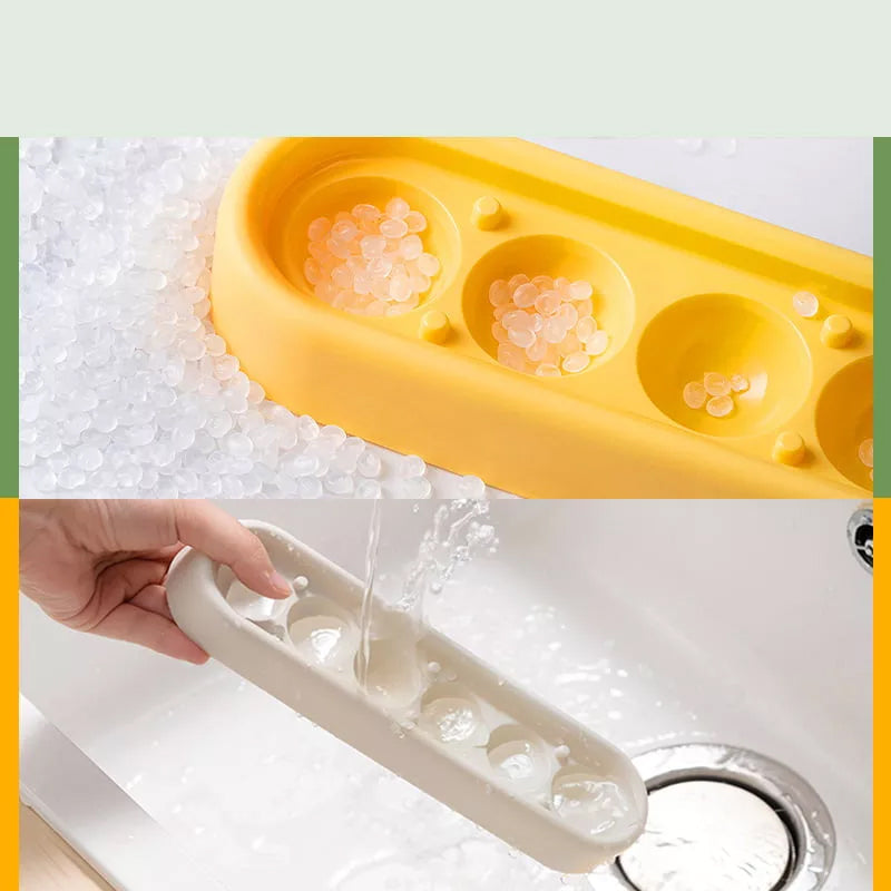 Molde de silicona para 6 bolas de hielo esféricas. Perfecto para entretener y servir bebidas frías elegantes.