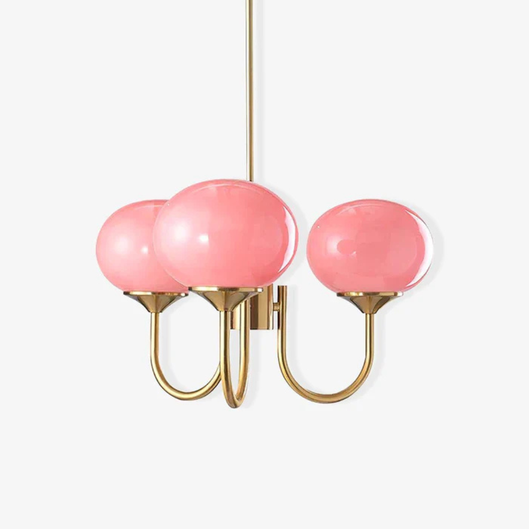 Lámpara colgante Aris, diseño moderno. Candelabro minimalista para decoración de hogar.