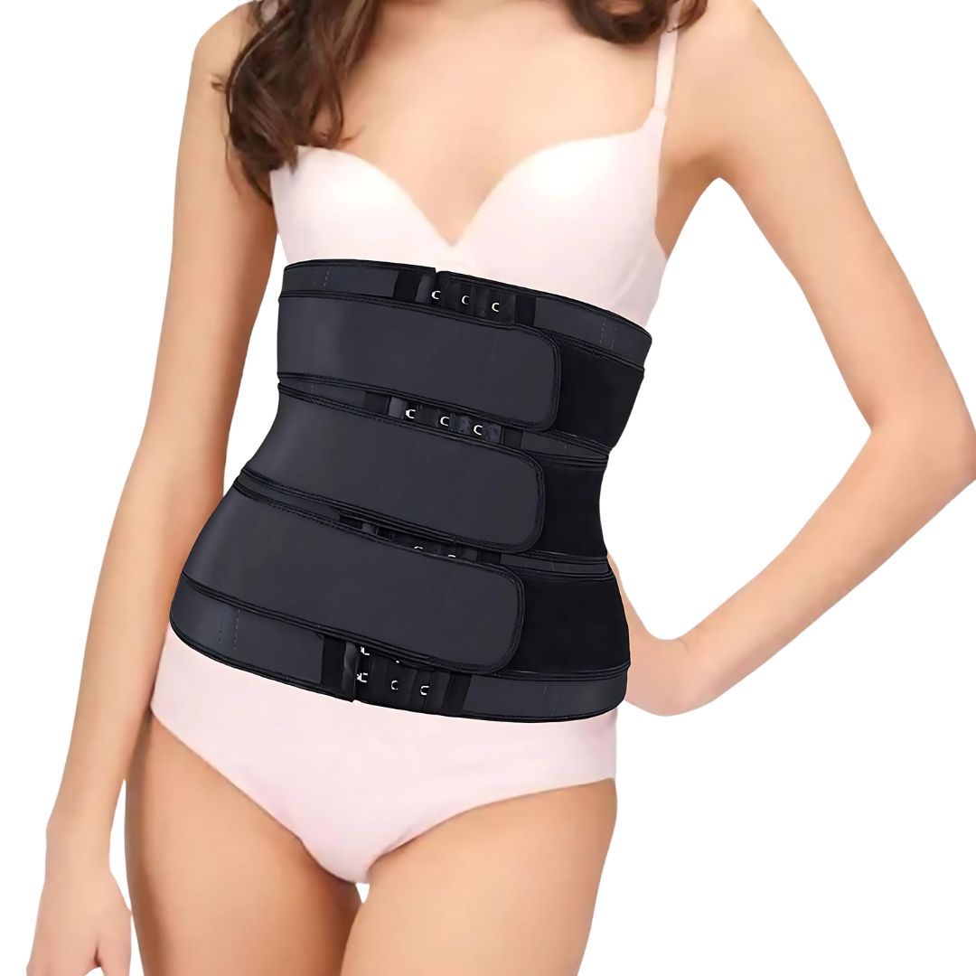 Cinturilla de entrenamiento unisex para gimnasio, soporte lumbar y compresión abdominal. Fitness y recuperación.