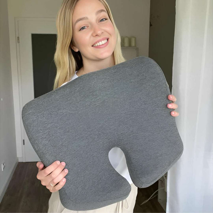 Cojín ortopédico ErgoEase para espalda y asiento, soporte ergonómico integral para la columna.