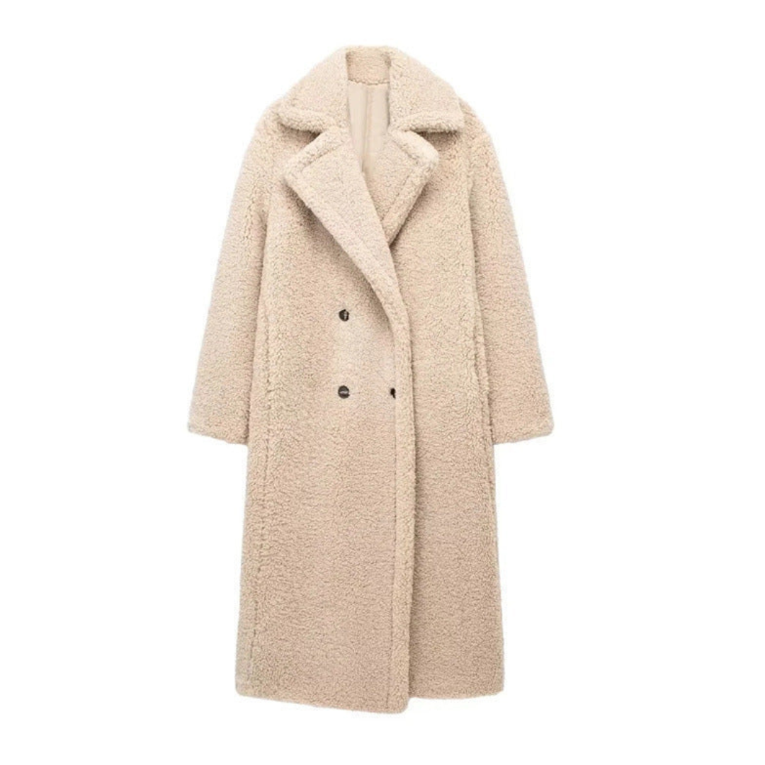 Moda femenina: abrigo largo de invierno STELLA. Prenda versátil y elegante para un estilo casual y cálido.