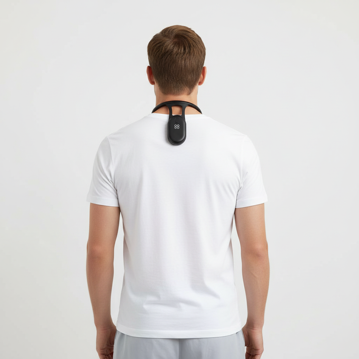 Soporte de espalda y cuello para hombres y mujeres. Diseño ergonómico para una postura correcta y bienestar.