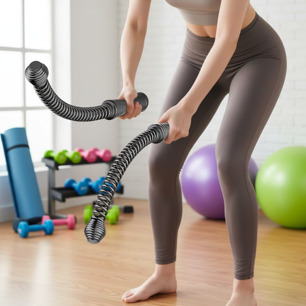Entrena fuerza y resistencia con la cuerda de batalla inalámbrica. Herramienta de fitness innovadora para ejercicio en cualquier lugar.