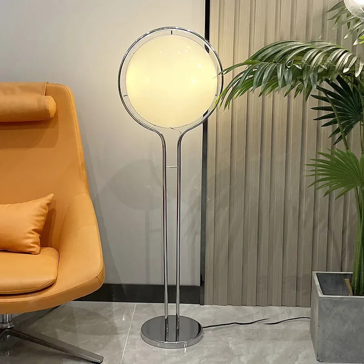 Luz de sala elegante con esta lámpara de pie de diseño contemporáneo y minimalista.