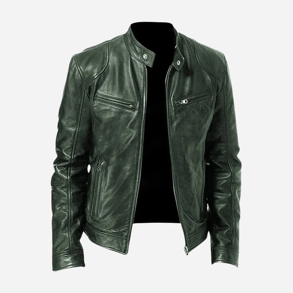 Abrigo versátil Rocco, chaqueta unisex moderna para estilo audaz y sofisticado de moda.