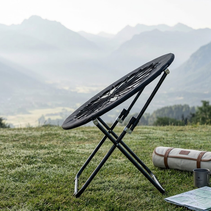 Silla plegable compacta, ideal para exterior, camping, playa, patio y viaje.