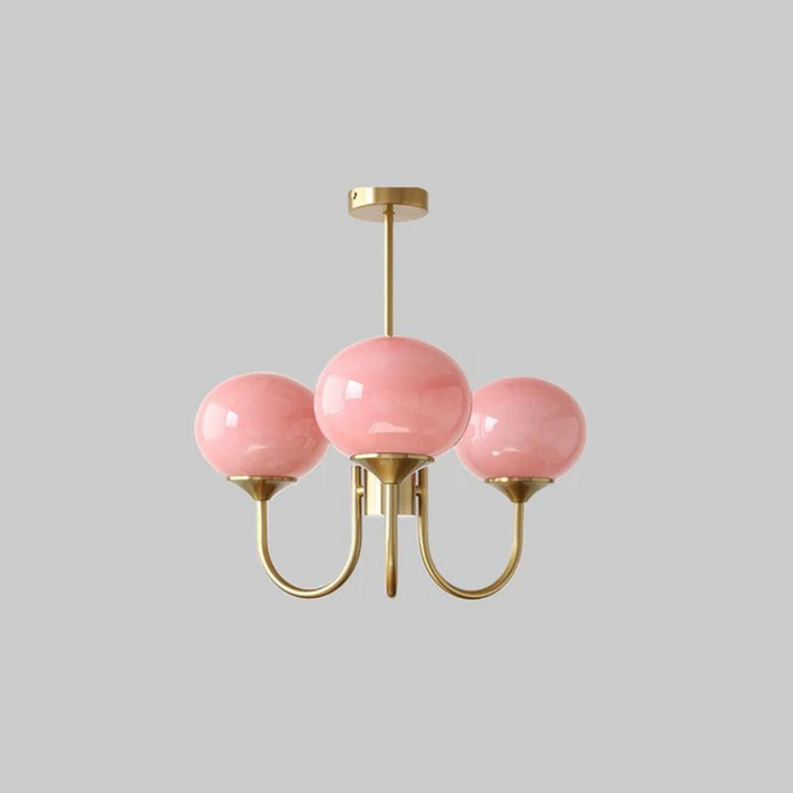 Iluminación LED Aris, lámpara colgante de metal cromado. Diseño contemporáneo.