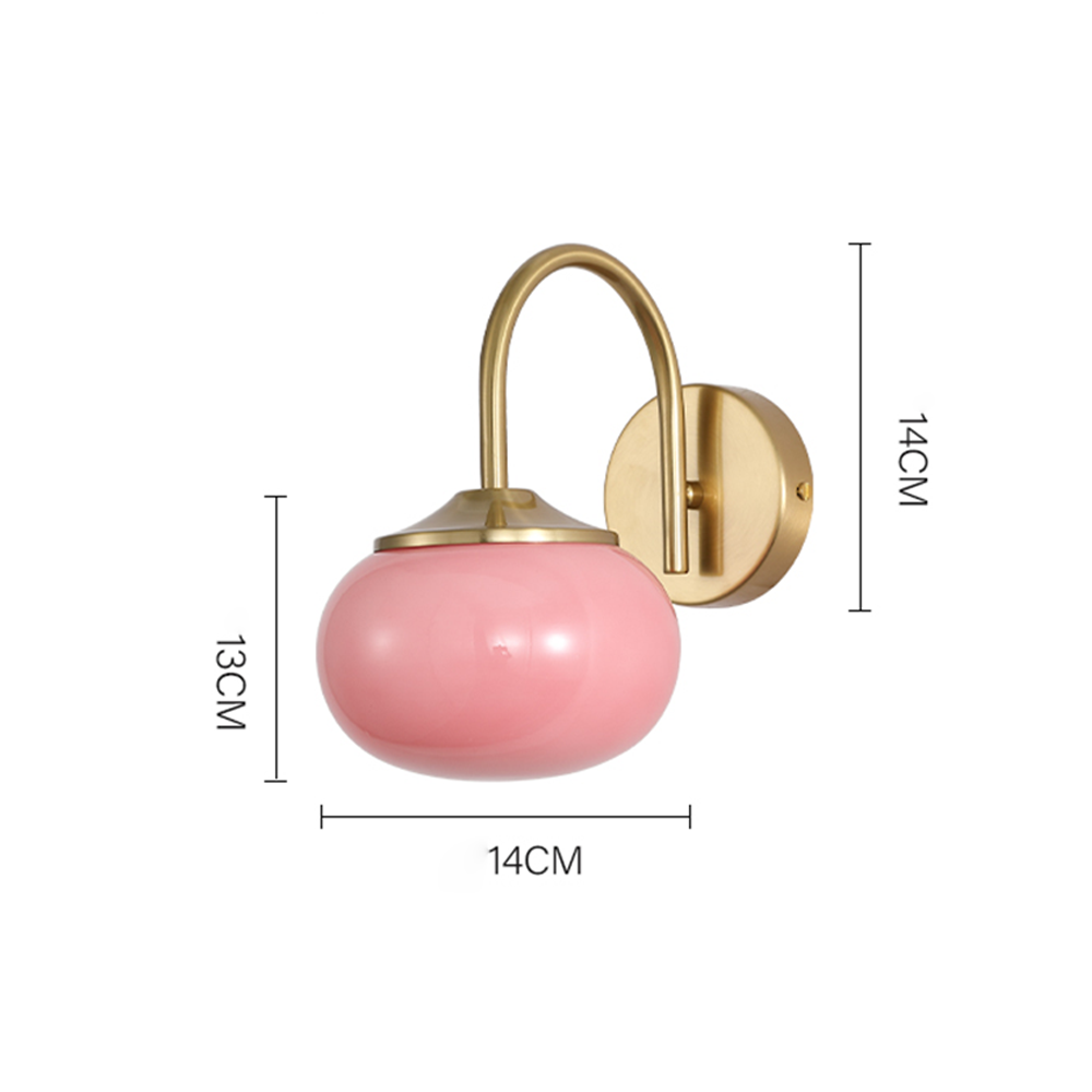 Lámpara de pared nórdica LED versátil, perfecta para dormitorio, sala de estar o entrada.