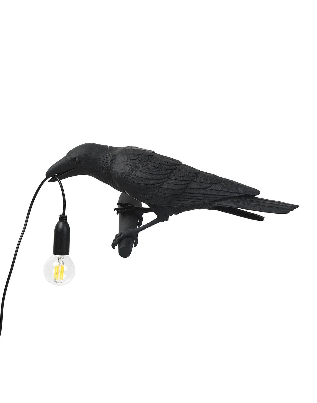 Decoración de hogar: lámpara de pared de pájaro, iluminación interior creativa.
