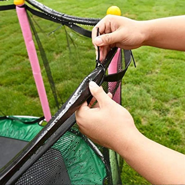 Aspersor de agua para trampolín, crea un parque acuático infantil en el jardín.