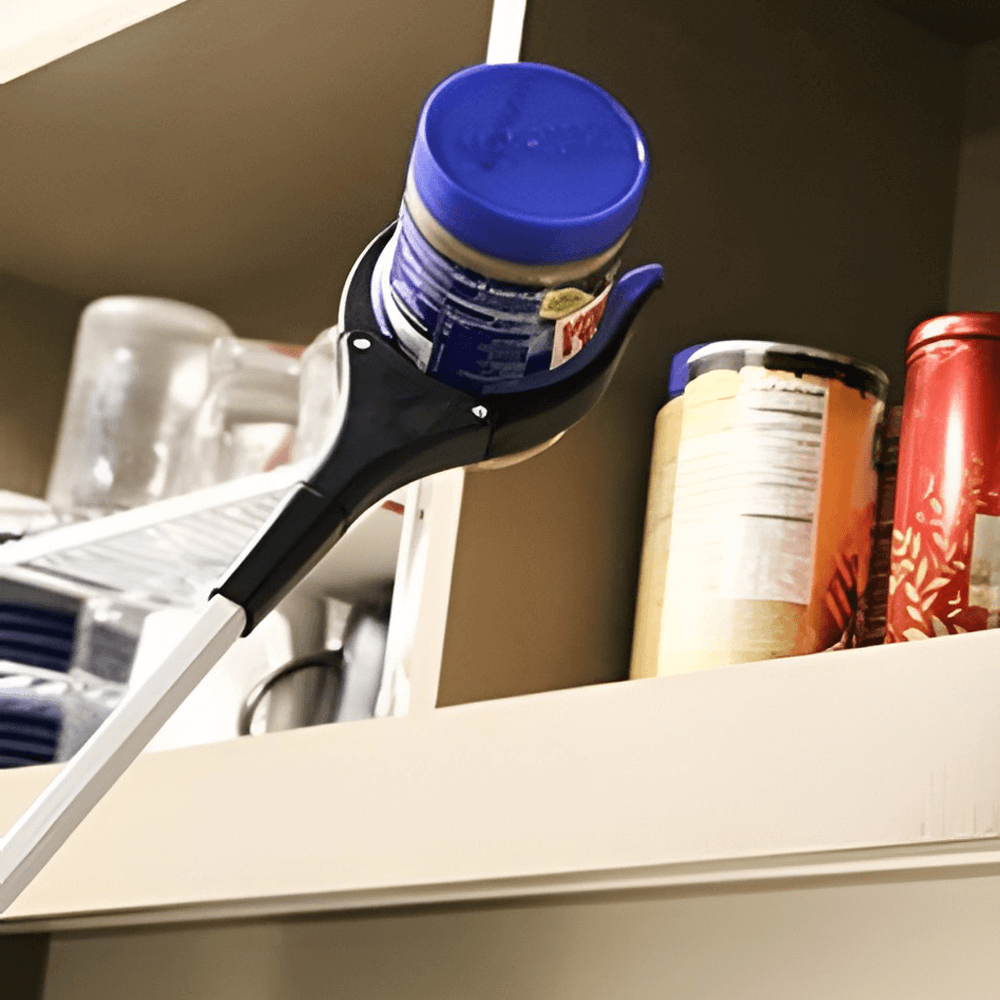 Herramienta de agarre resistente para un alcance superior, solución ultimate para lugares altos o bajos.