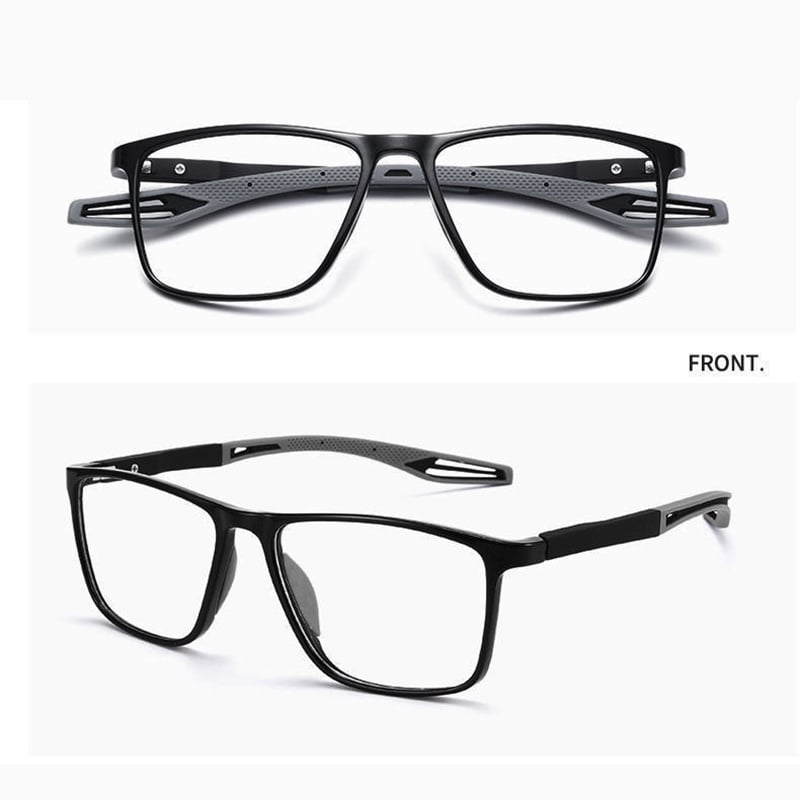 Lentes progresivas para presbicia de hombres, con protección luz azul. Solución para visión cercana y lejana.
