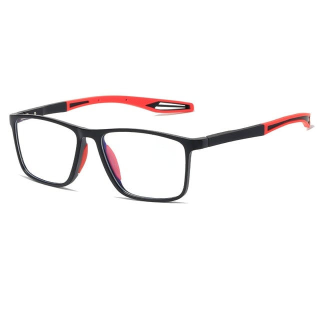 Gafas progresivas elegantes para hombres. Ideal para leer, trabajar y ver de lejos. Protección azul y titanio.