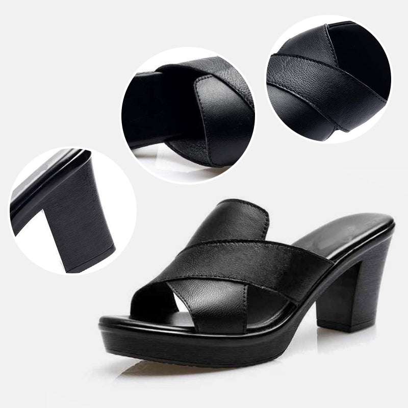Calzado de mujer: sandalias ortopédicas de estilo diario que brindan soporte y confort duradero.