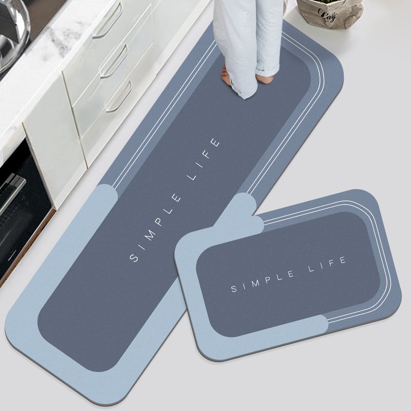 Alfombrilla de baño antideslizante y ultra absorbente, garantiza seguridad y pies secos en la ducha.