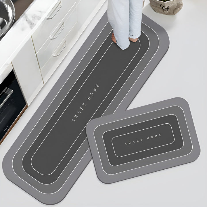 Alfombrilla de baño antideslizante, absorbente y de secado rápido, ideal para seguridad y confort.
