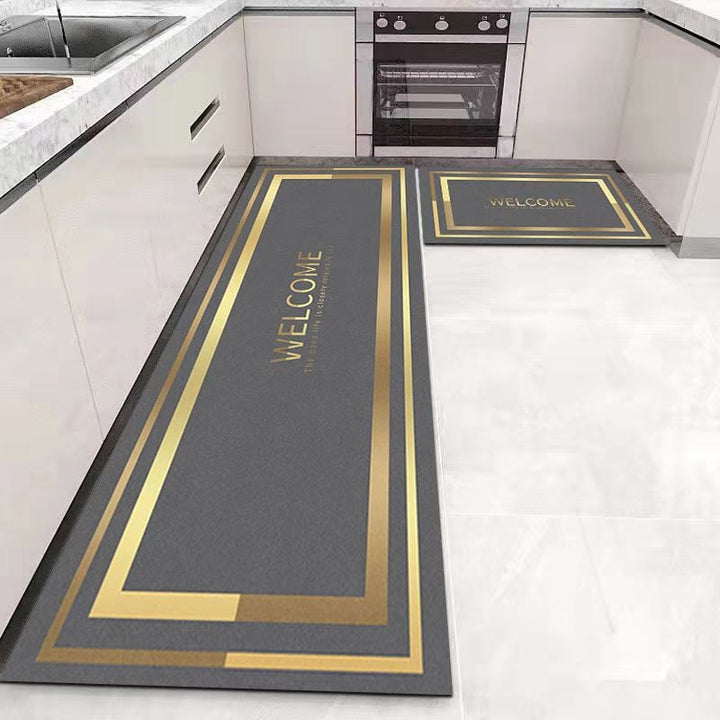 Alfombrilla de baño ultra absorbente y de secado rápido, promueve higiene y pies secos en el hogar.