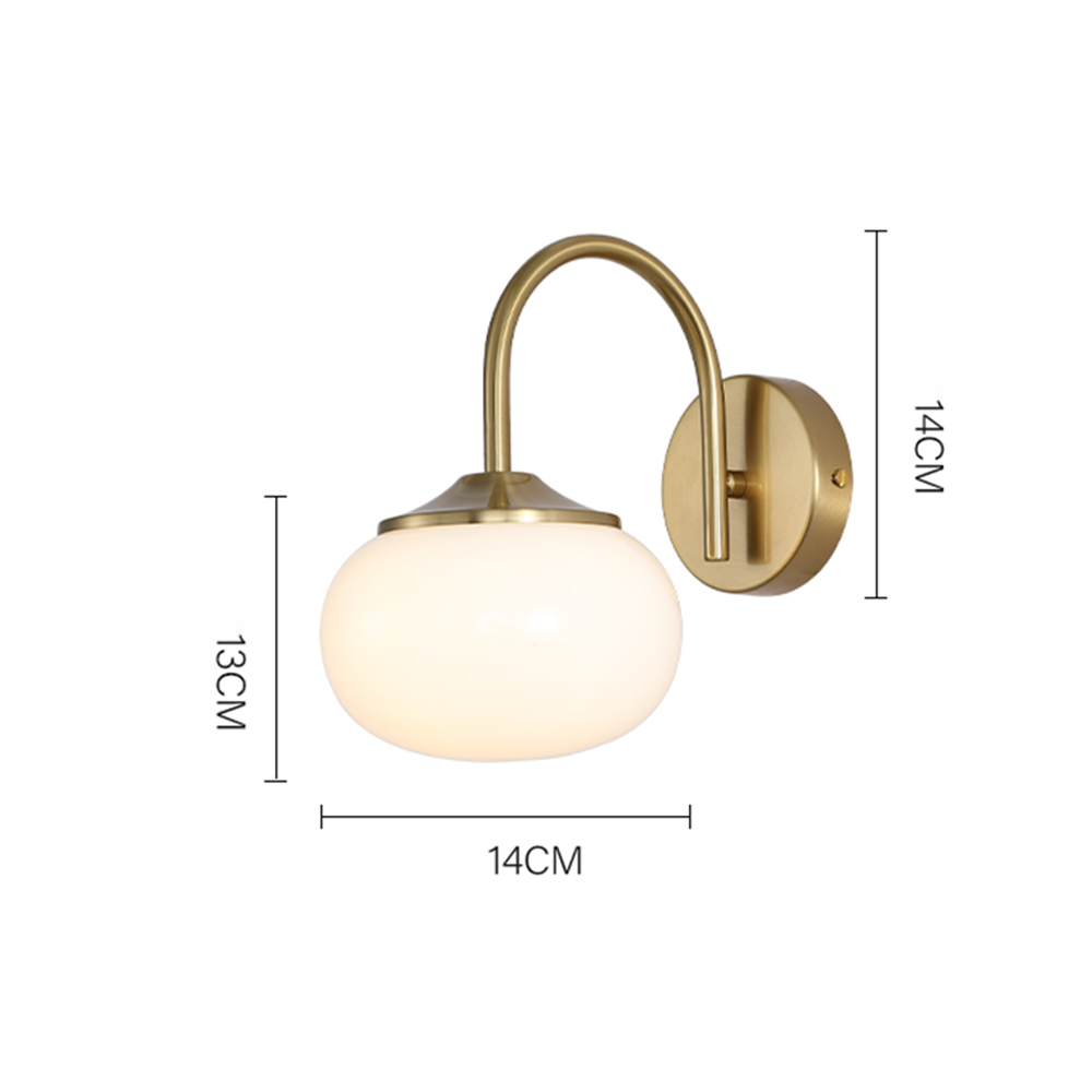 Iluminación LED eficiente con lámpara de pared nórdica, ideal para decoración del hogar moderna.