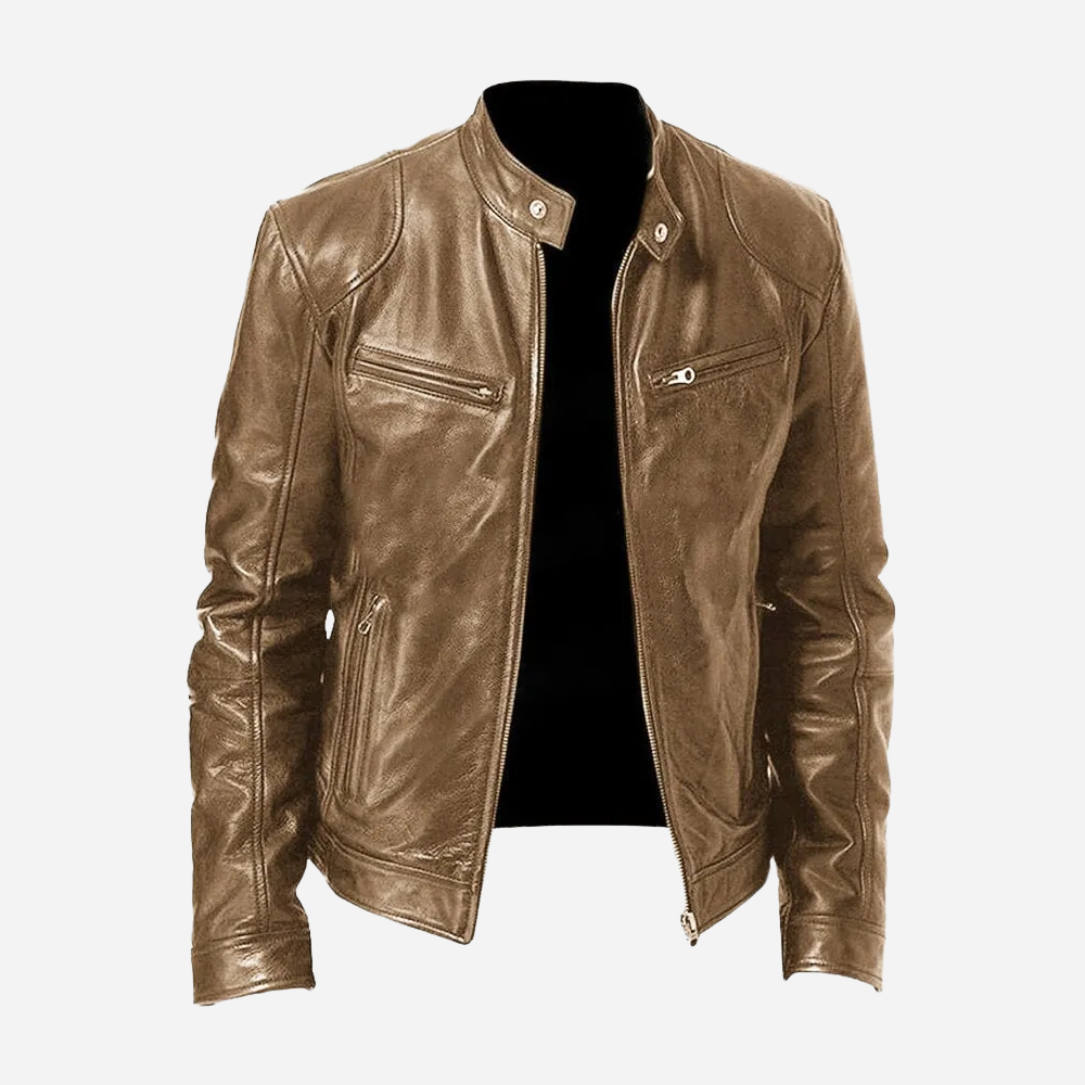 Chaqueta Rocco unisex de moda, estilo audaz y sofisticado para exterior, muy versátil.