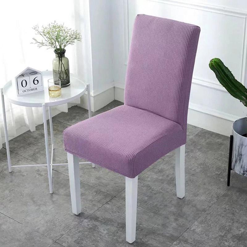 Funda de silla elástica, fácil de limpiar y mantener, perfecta para familias y hogar.