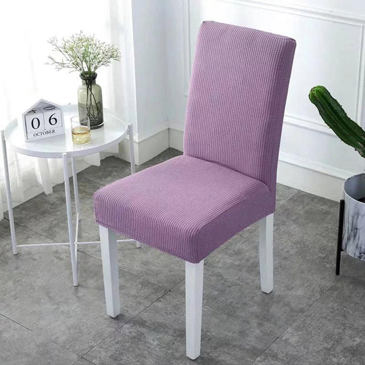 Funda de silla elástica, fácil de limpiar y mantener, perfecta para familias y hogar.