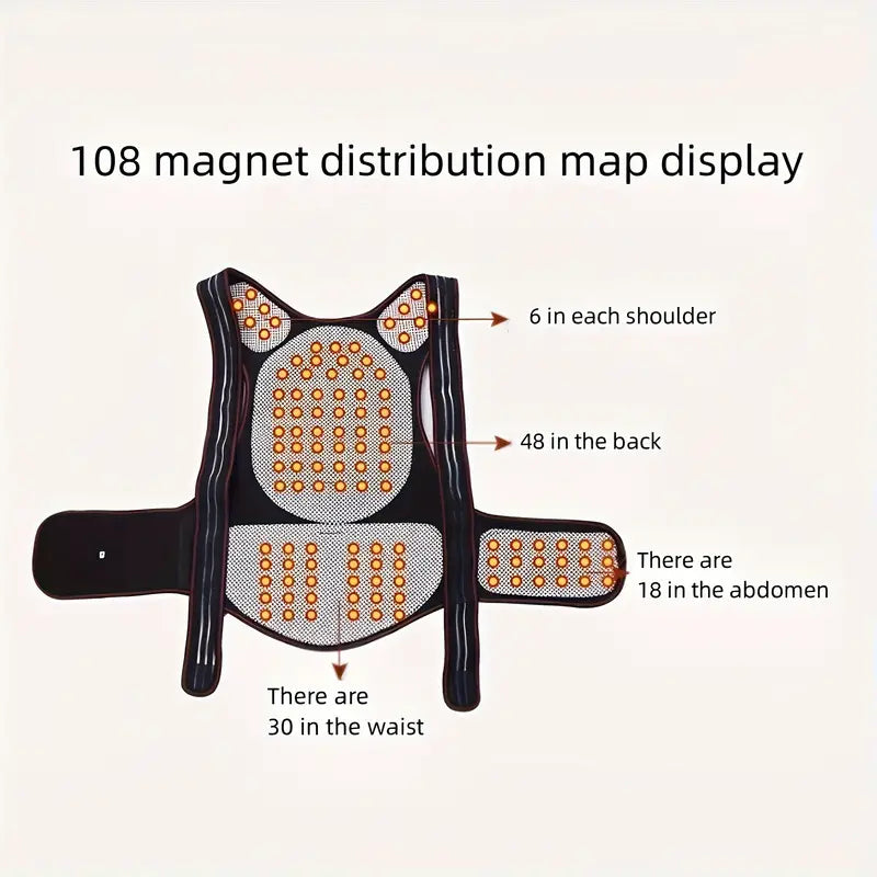 Soporte lumbar ajustable para hombres y mujeres. Faja ortopédica para dolor de espalda y mejora postural.