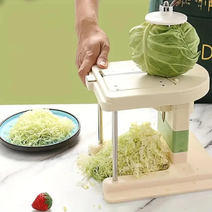 Cortador manual de repollo ultrarrápido, ideal para picar verduras y vegetales de cocina con eficiencia.