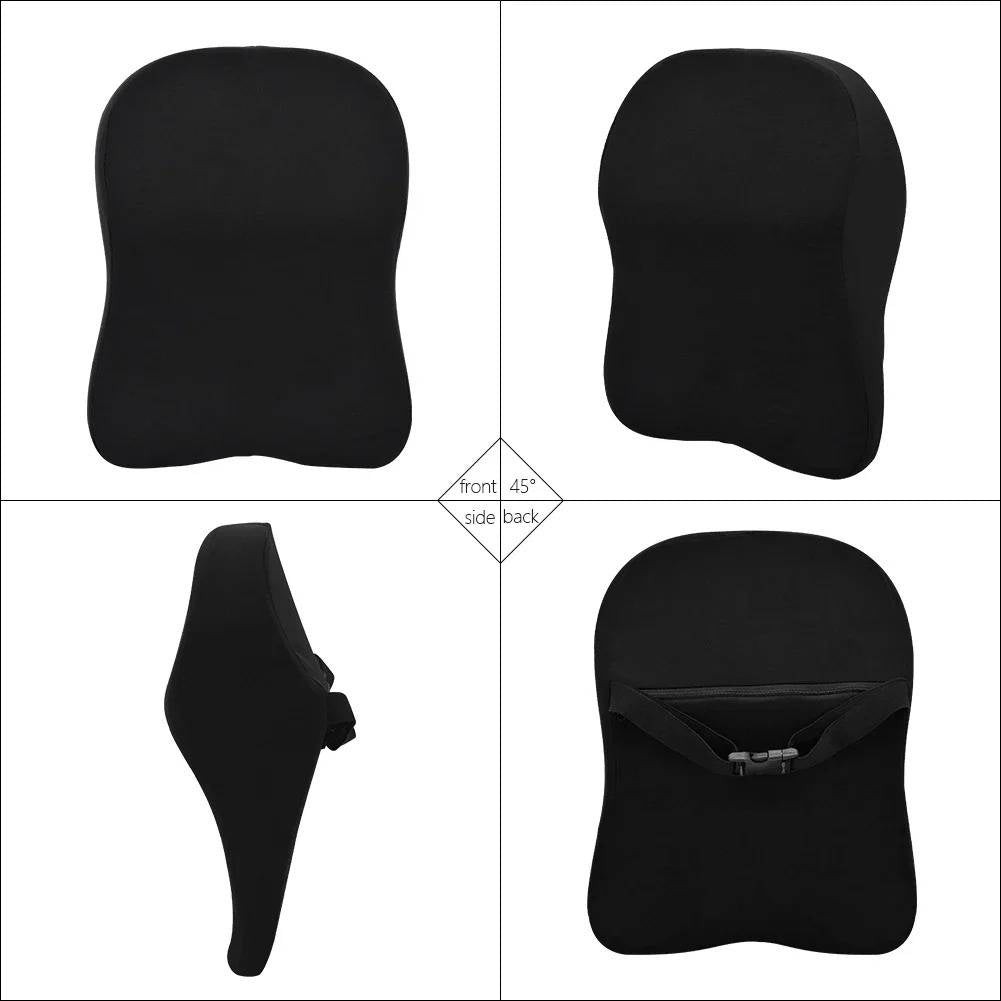 Almohada lumbar ergonómica para coche, brinda soporte y alivio del dolor para una postura saludable.