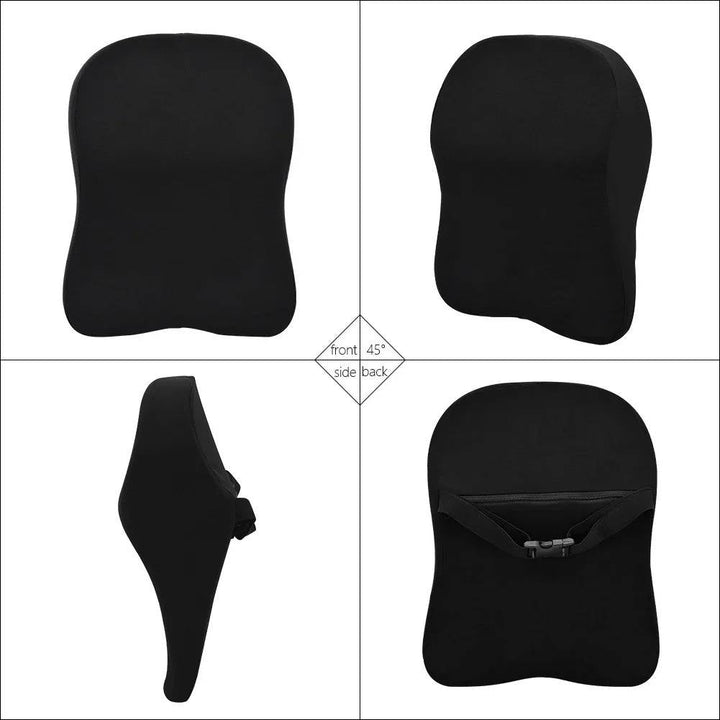 Almohada lumbar ergonómica para coche, brinda soporte y alivio del dolor para una postura saludable.
