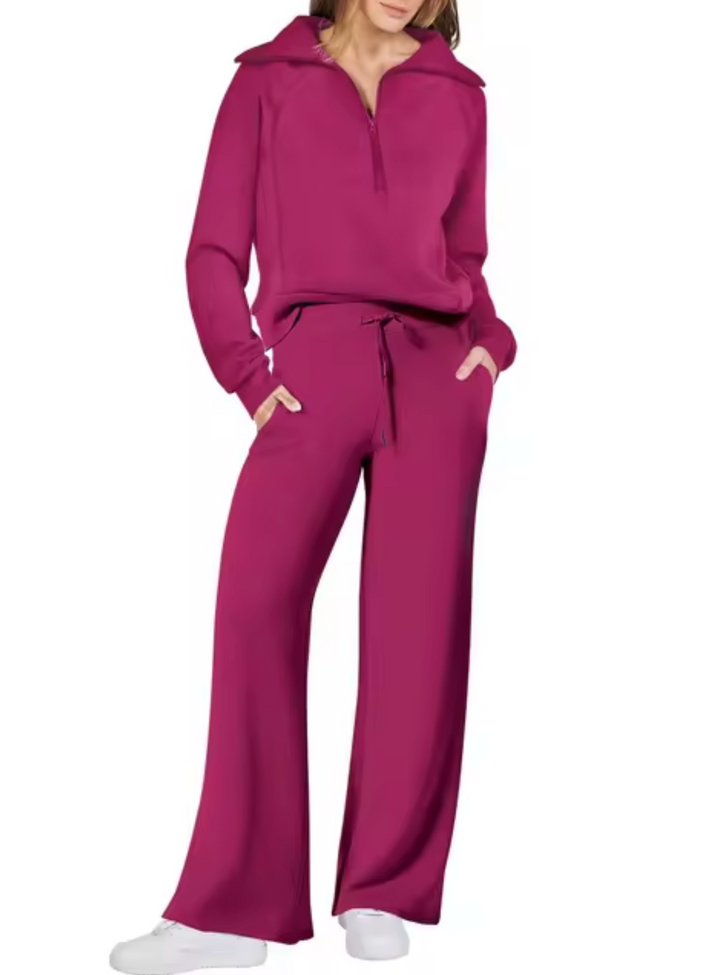 Set de sudadera y pantalón de mujer, la elección perfecta para un estilo relajado y con moda.