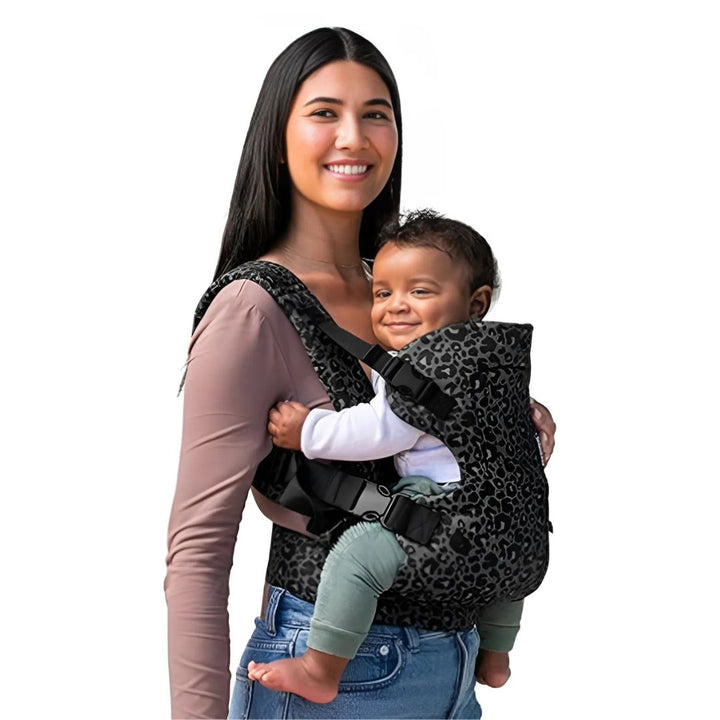 Mochila portabebés ergonómica 4-en-1, permite múltiples posiciones de transporte: frontal, espalda o cadera.