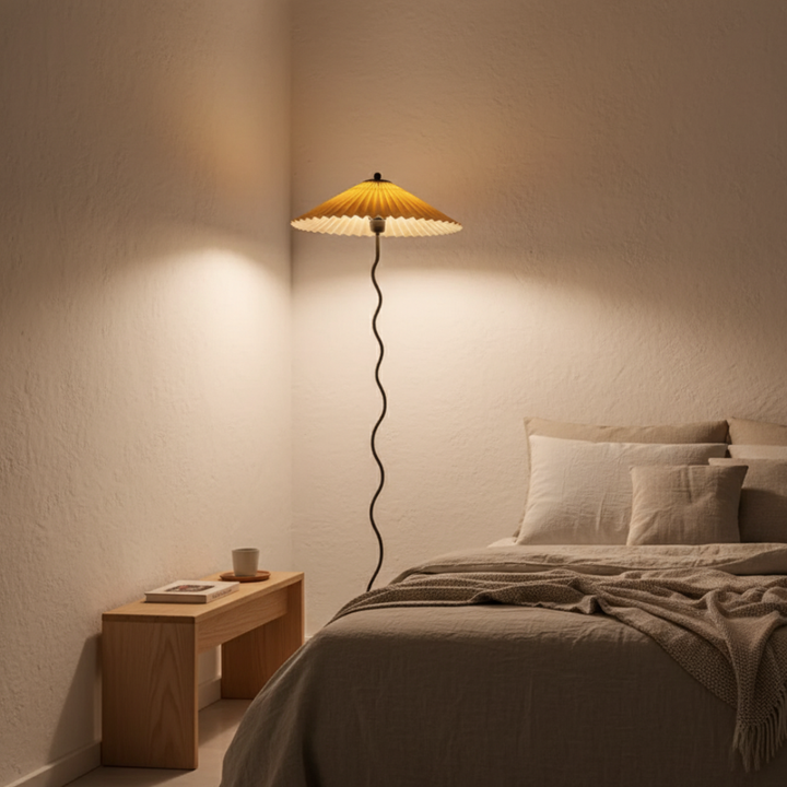 Lámpara de pie Élan Silhouette: iluminación LED, diseño moderno y luz cálida para tu hogar.