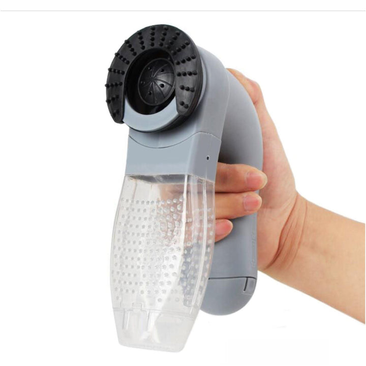 Aspiradora inalámbrica para pelo de mascotas, diseño portátil, permite limpieza sin cables.
