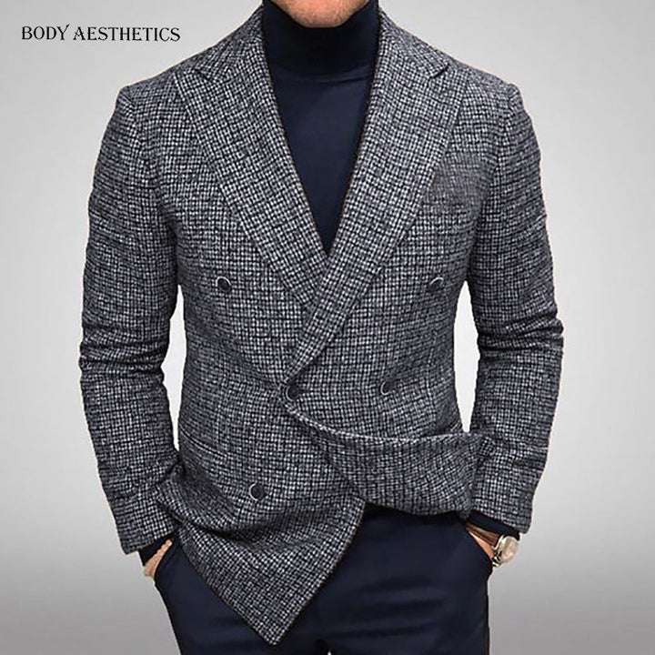 Chaqueta blazer hombre, entallada y de moda. Ideal para un look casual elegante y cómodo.