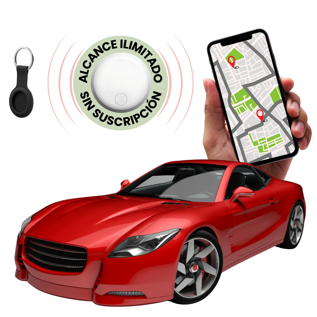 Localizador GPS antirrobo para vehículos, coches, motos y bicicletas. Rastreador de seguridad sin suscripción.