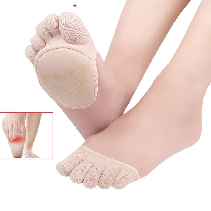 Protección total con calcetines de dedo unisex anti-ampollas. Fricción reducida y transpirabilidad para pies sanos.