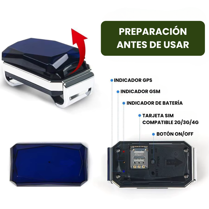 Nuevo collar GPS para perros y gatos. Rastreador preciso para la seguridad de tus animales.