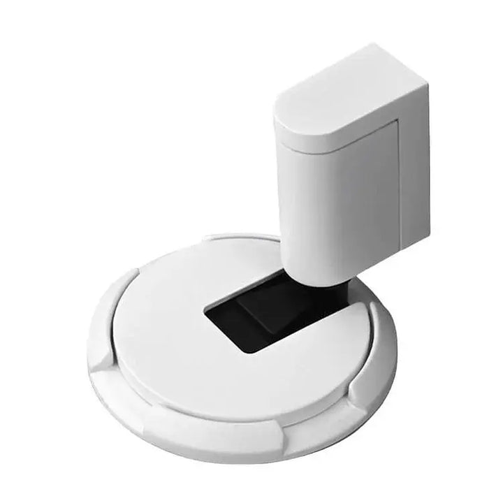 Tope de puerta para suelo, detenedor seguro con diseño moderno. Disponible en negro, blanco, oro y plata.