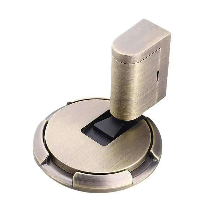 Detenedor de puerta para suelo con control estable. Accesorio de seguridad esencial para todas las puertas.