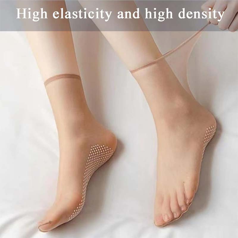 Moda en calcetines invisibles para mujer, transpirables y con suela antideslizante.